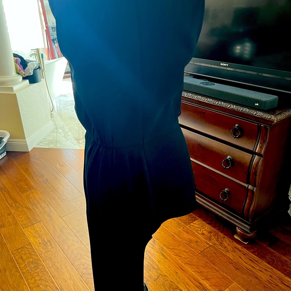 Tibi Structured Black One Side Longer Top - image 2